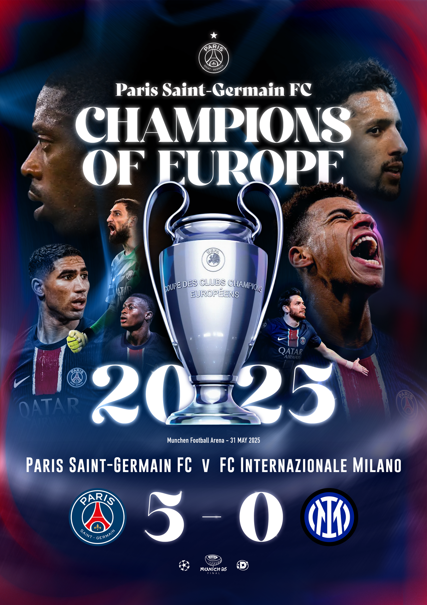 PSG - Champions of Europe